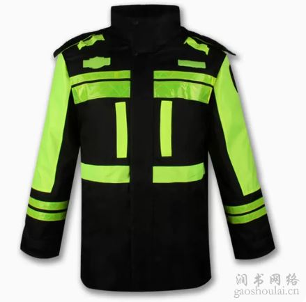 保暖防寒加厚反光交通警示加棉加绒雨衣雨裤套装